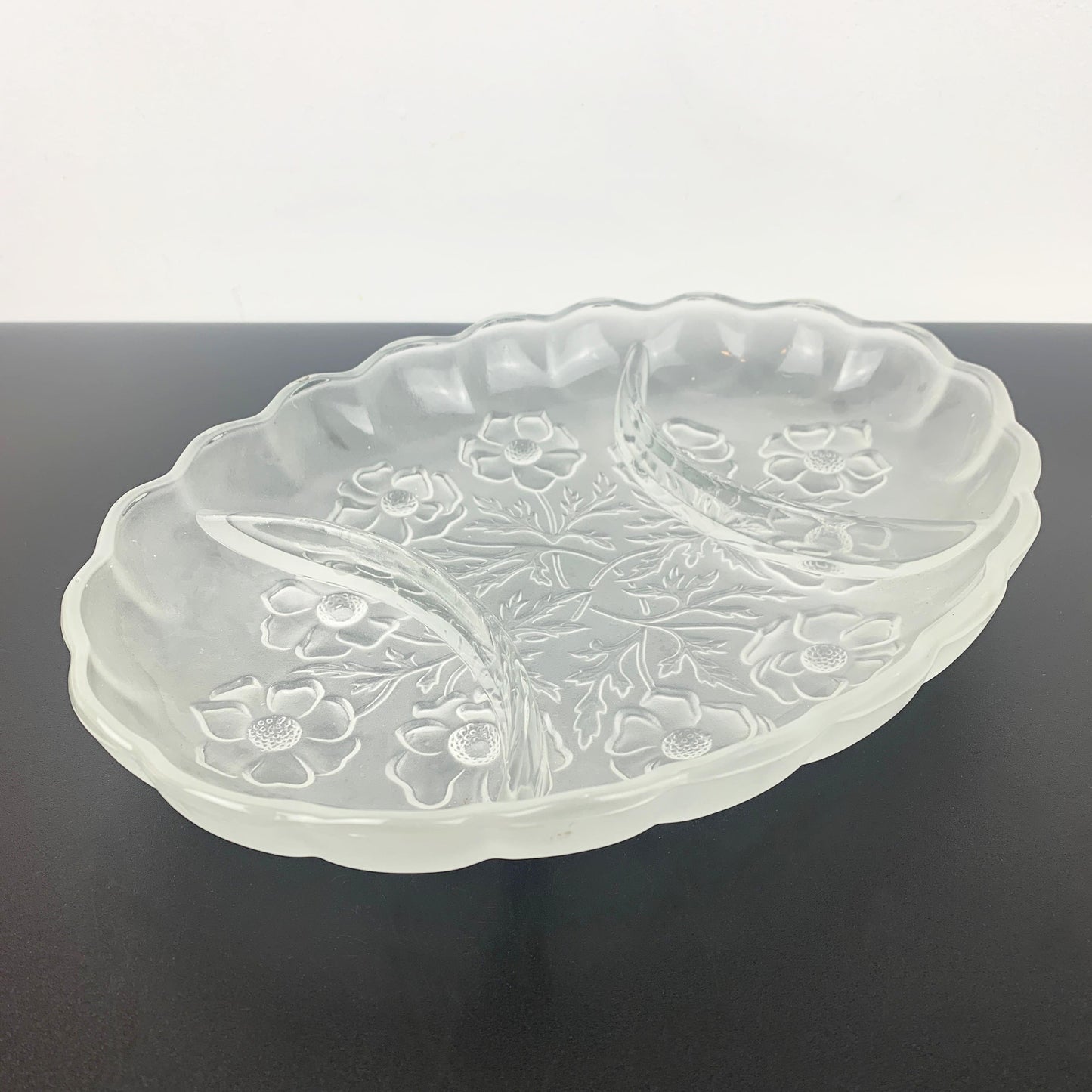 Bagley 'Alexandra' Glass Appetiser Plate