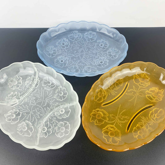 Bagley 'Alexandra' Glass Appetiser Plate