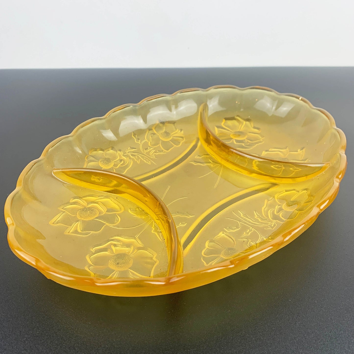 Bagley 'Alexandra' Glass Appetiser Plate