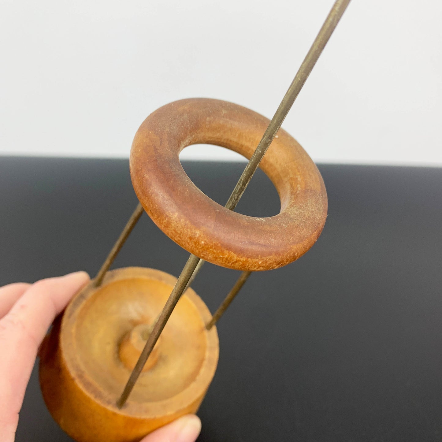Mid Century Top Hat & Cane Cocktail Stirrer Set