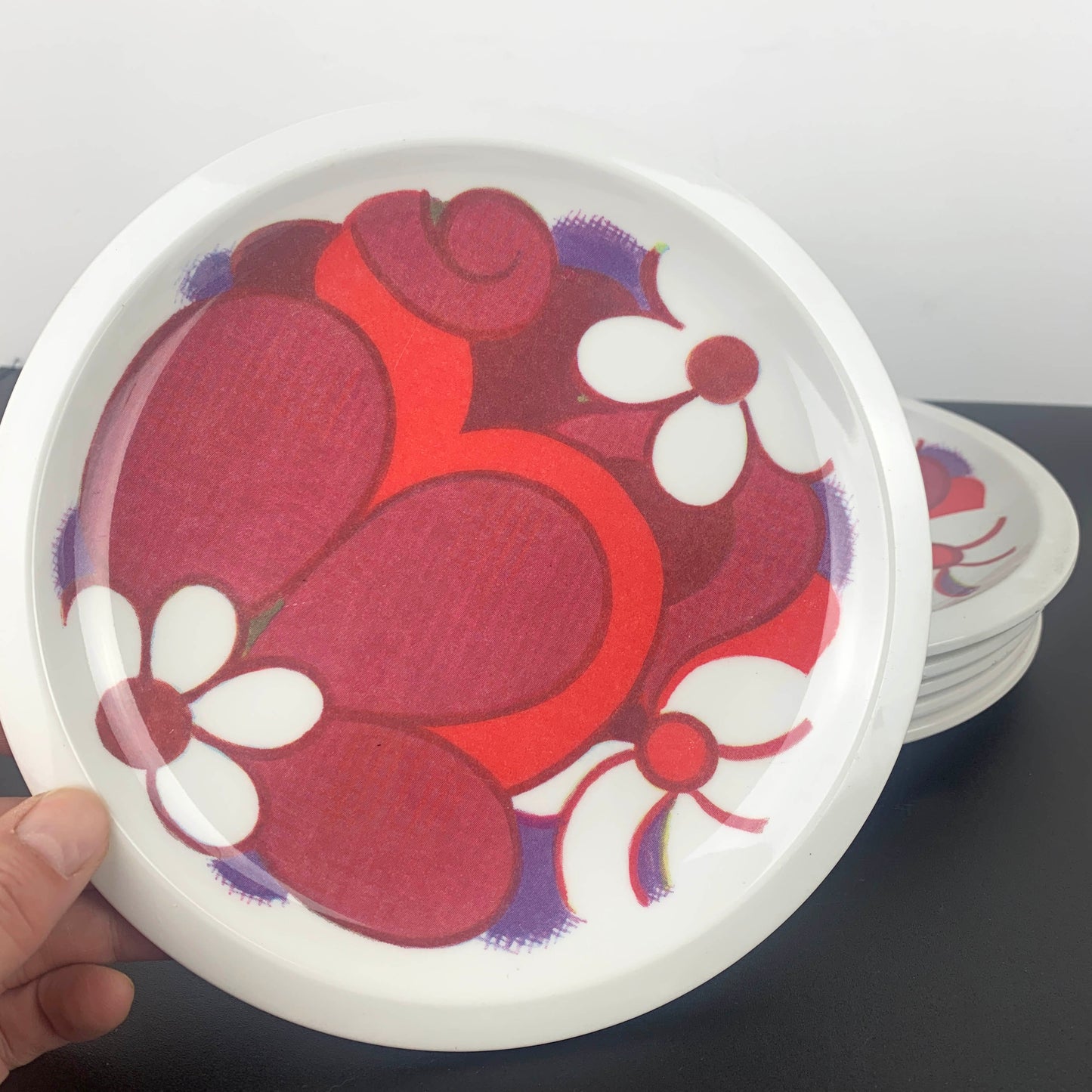Bessemer Melamine Floral Dinner Plates