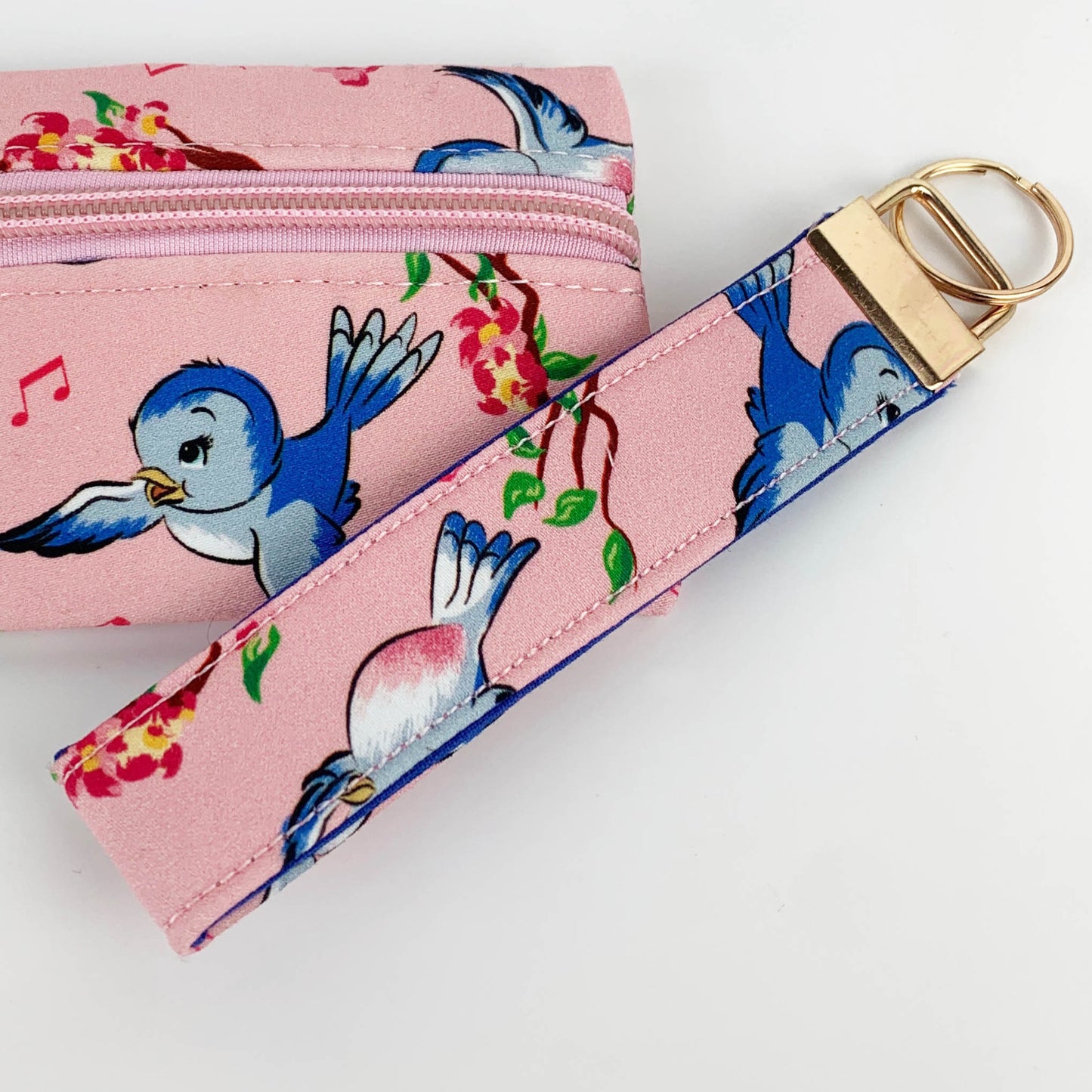 Bluebird Coin Purse & Wristlet: Matching Set or Individual