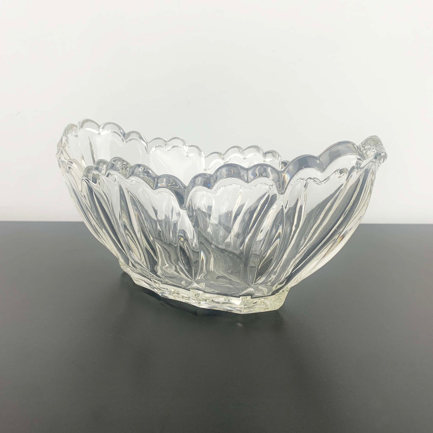 Zabkowice Glassworks Oval Flower Bowl