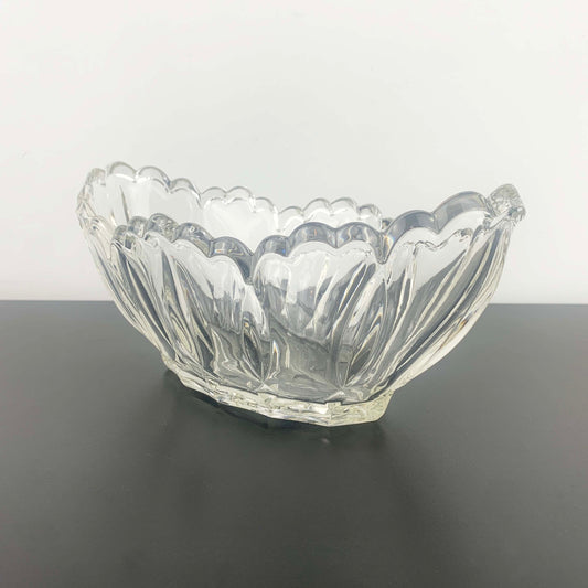 Zabkowice Glassworks Oval Flower Bowl