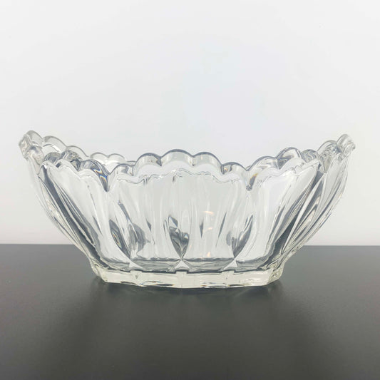 Zabkowice Glassworks Oval Flower Bowl