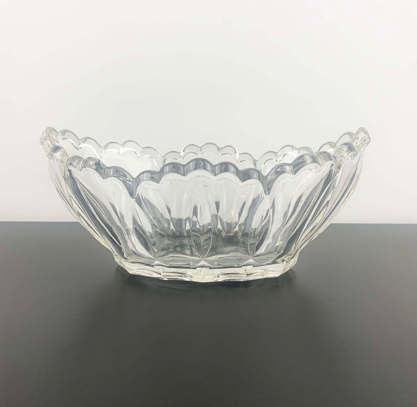 Zabkowice Glassworks Oval Flower Bowl
