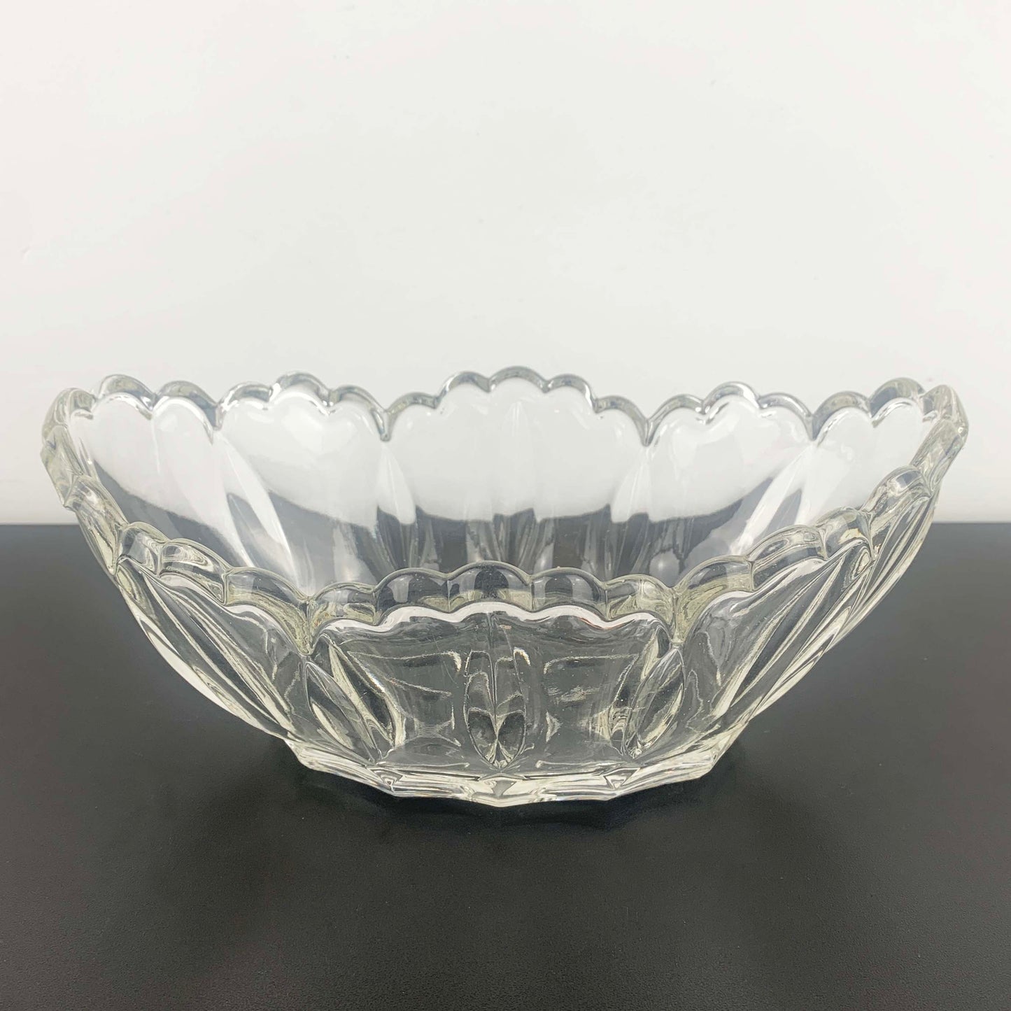 Zabkowice Glassworks Oval Flower Bowl