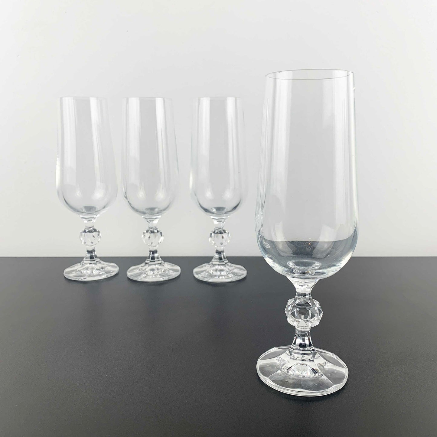 Bohemia Crystal 'Claudia' Champagne Flute Set
