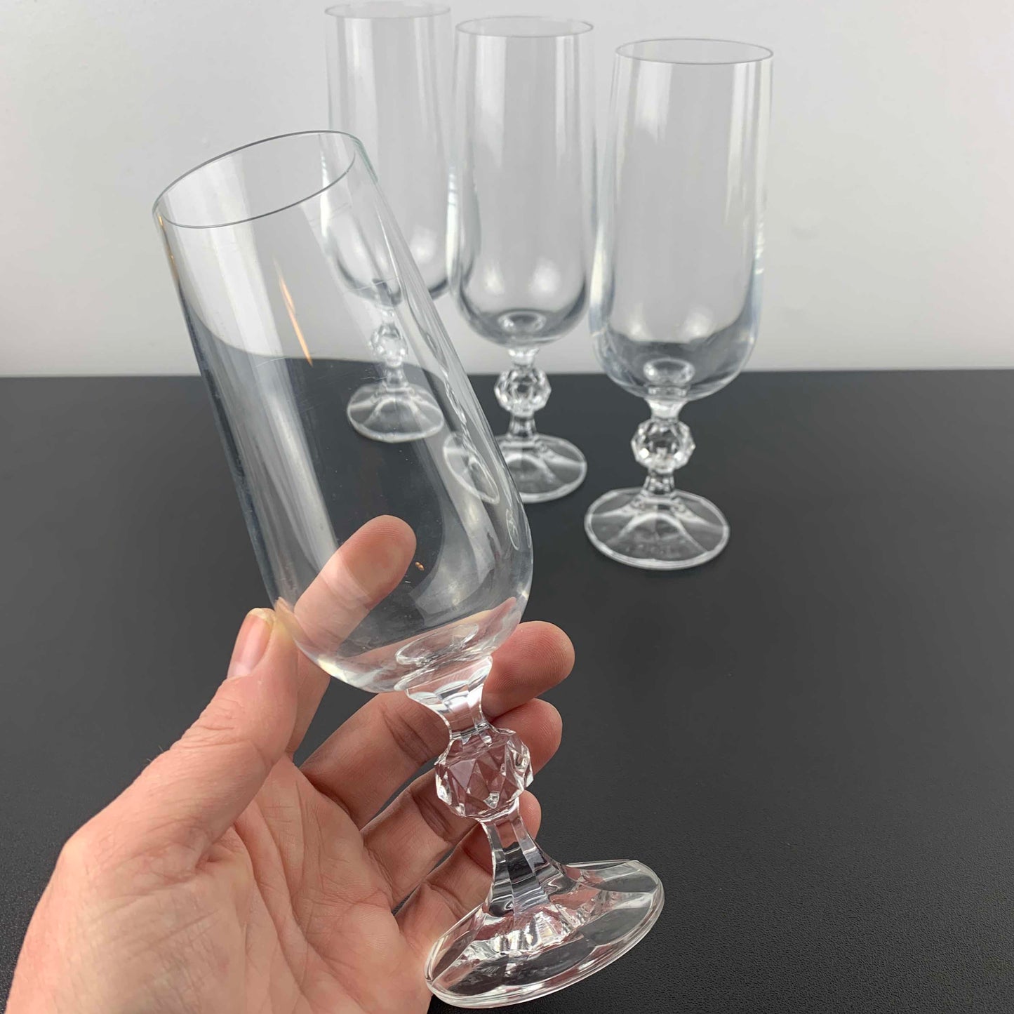Bohemia Crystal 'Claudia' Champagne Flute Set