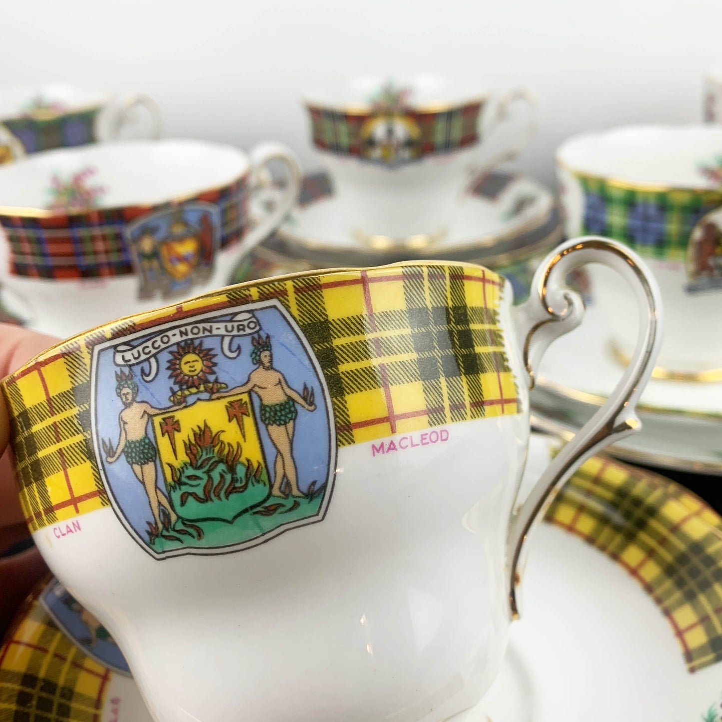 Royal Standard Bonnie Scotland Trios with Clan Crests