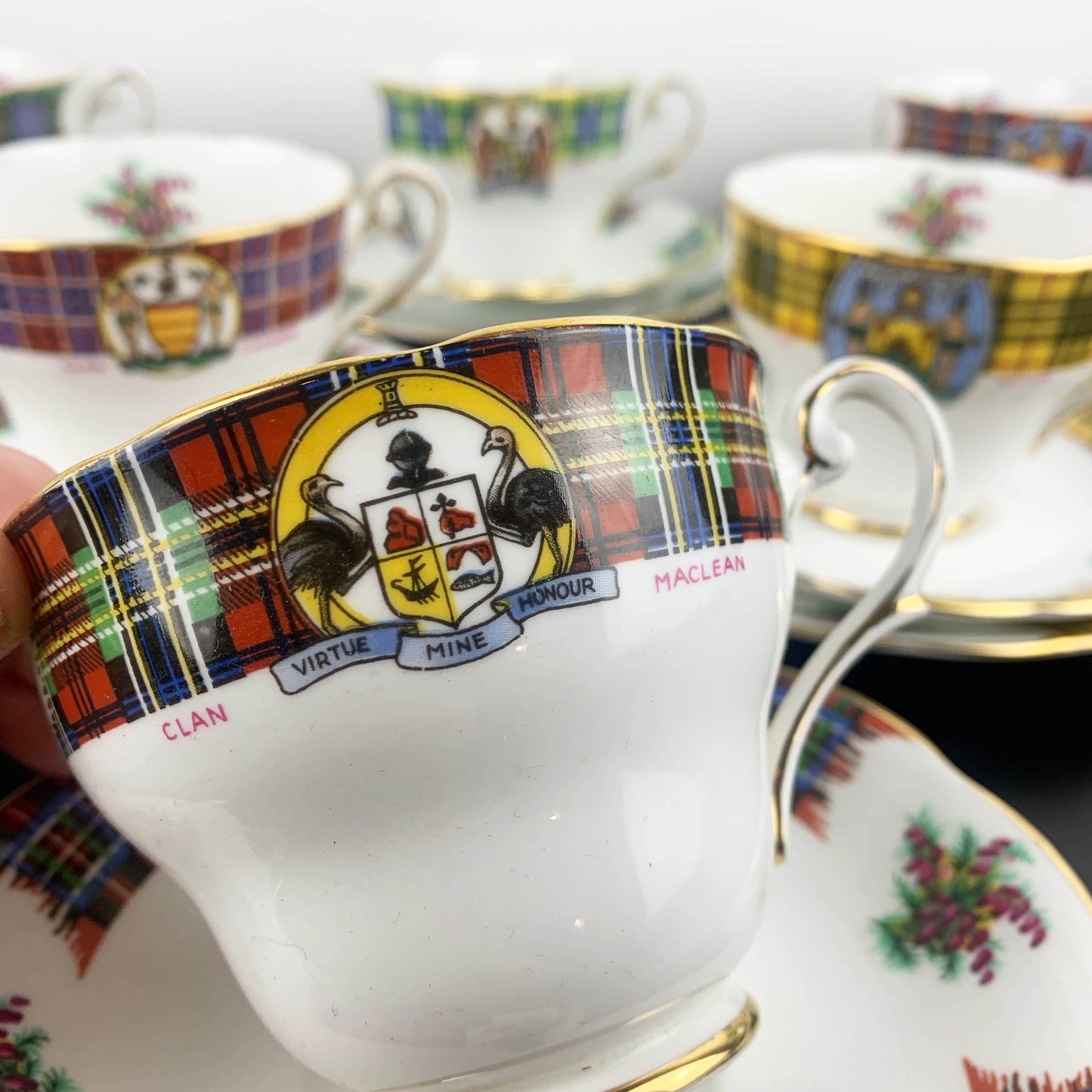 Royal Standard Bonnie Scotland Trios with Clan Crests