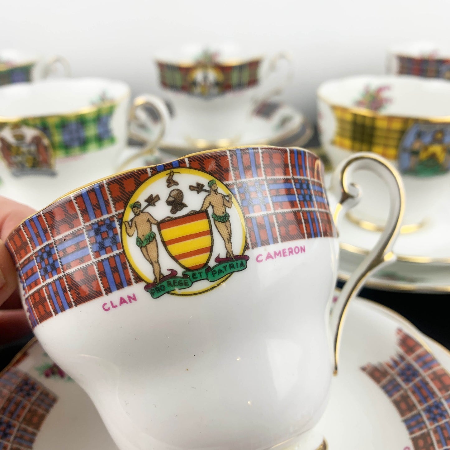 Royal Standard Bonnie Scotland Trios with Clan Crests