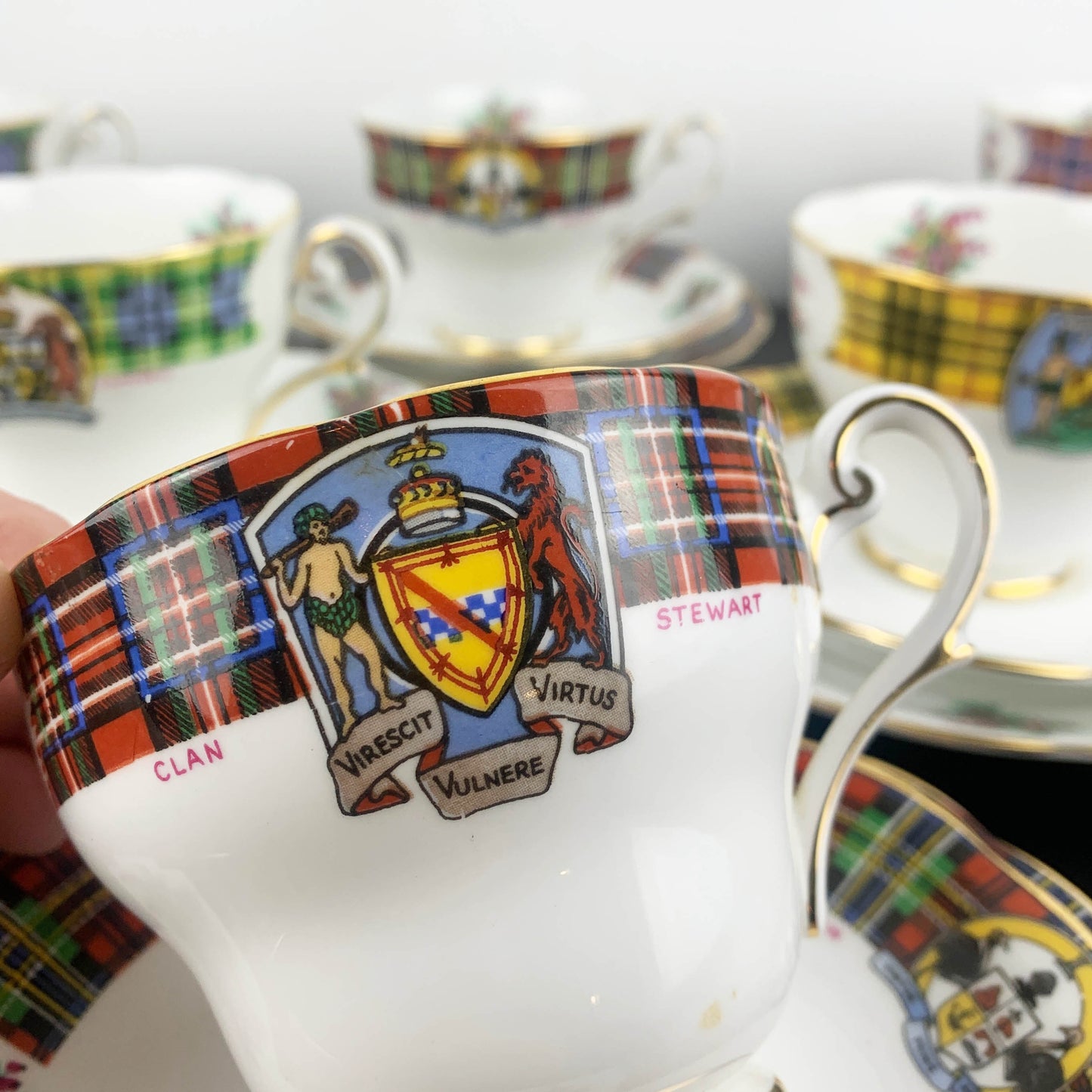 Royal Standard Bonnie Scotland Trios with Clan Crests