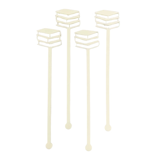 Book Lover Drink Stirrers