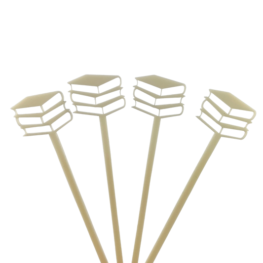 Book Lover Drink Stirrers