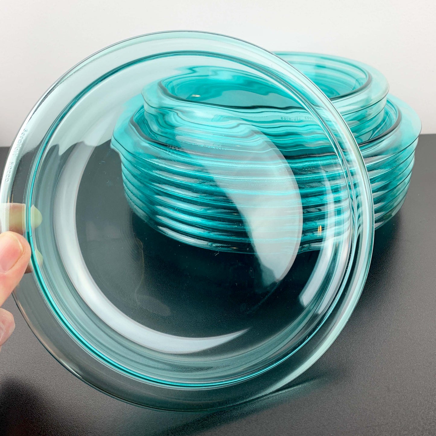 Bormioli Rocco Aquamarine Glass Dinnerware