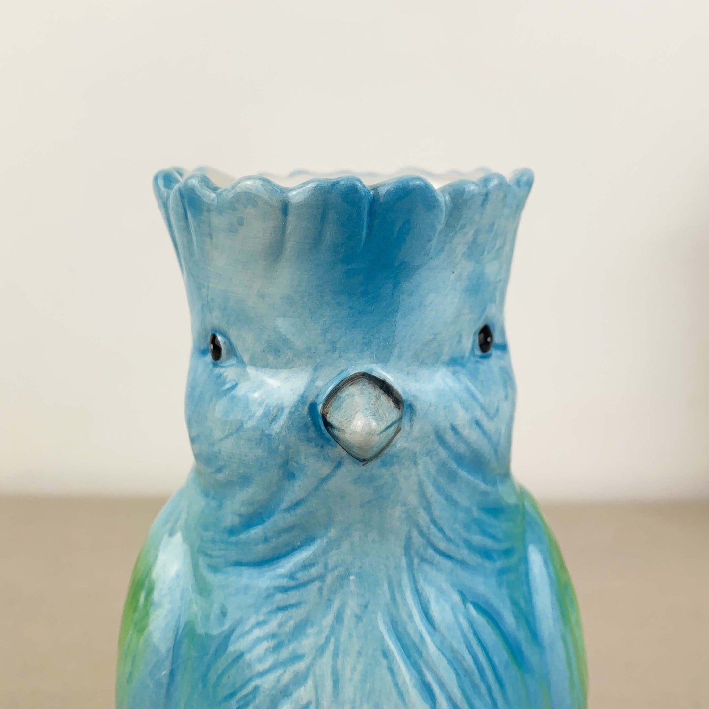 Sculptural Bird Vase - Blue