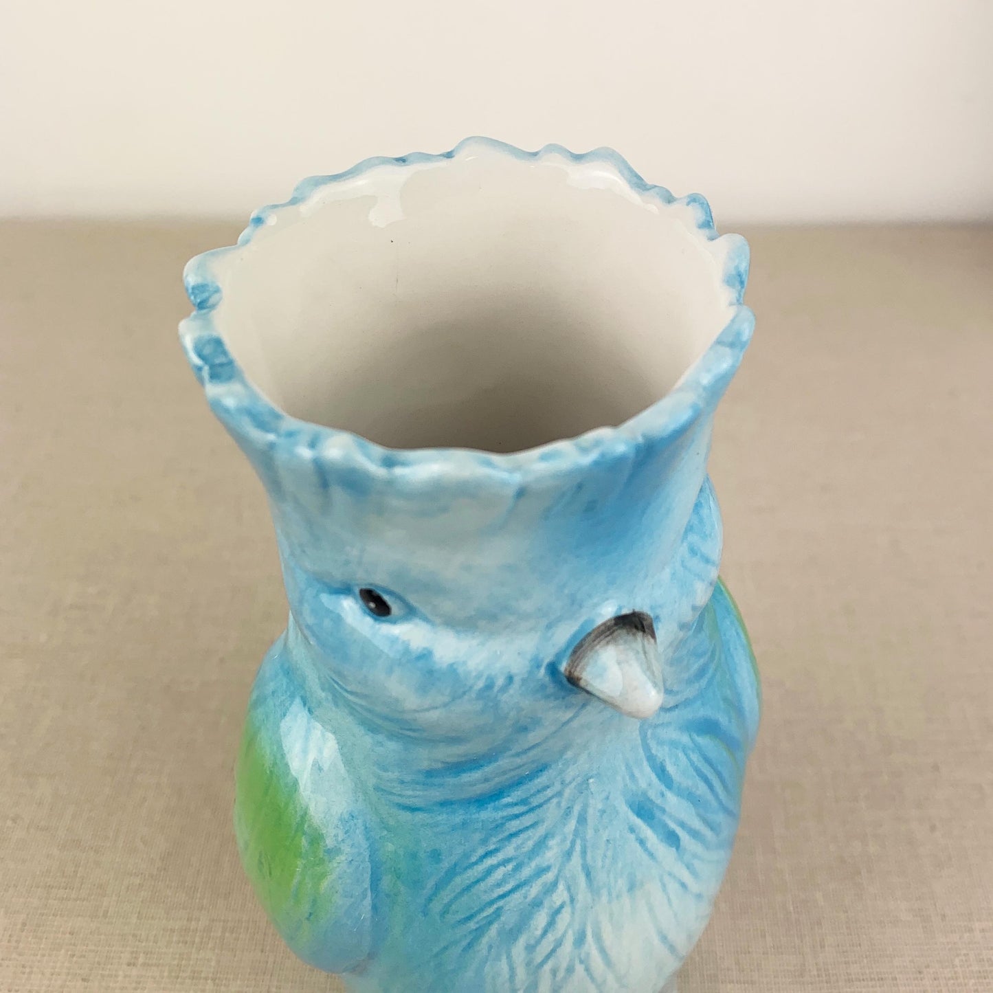 Sculptural Bird Vase - Blue
