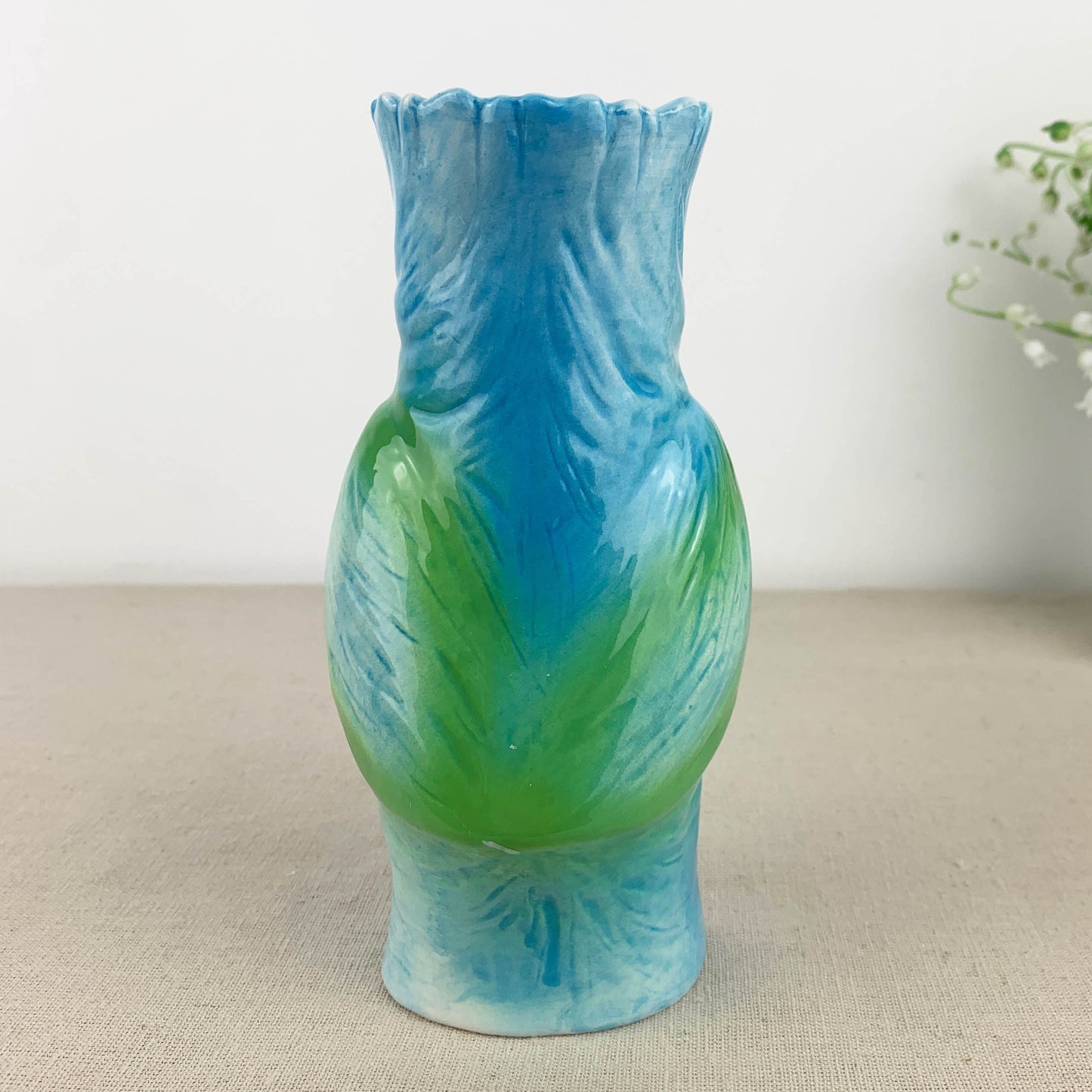 Sculptural Bird Vase - Blue