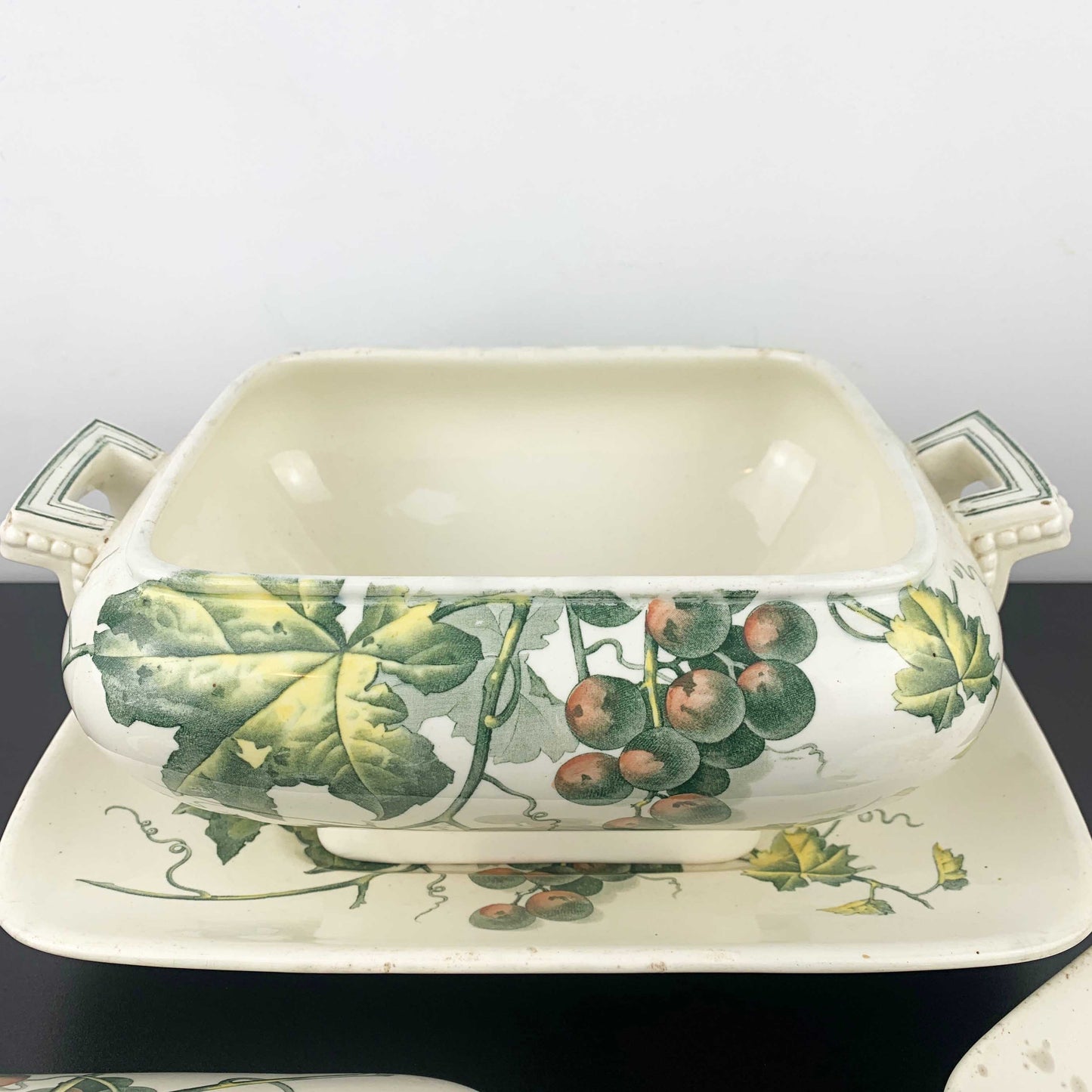 Brown Westhead Moore Tureen and Plate Set c.1880's
