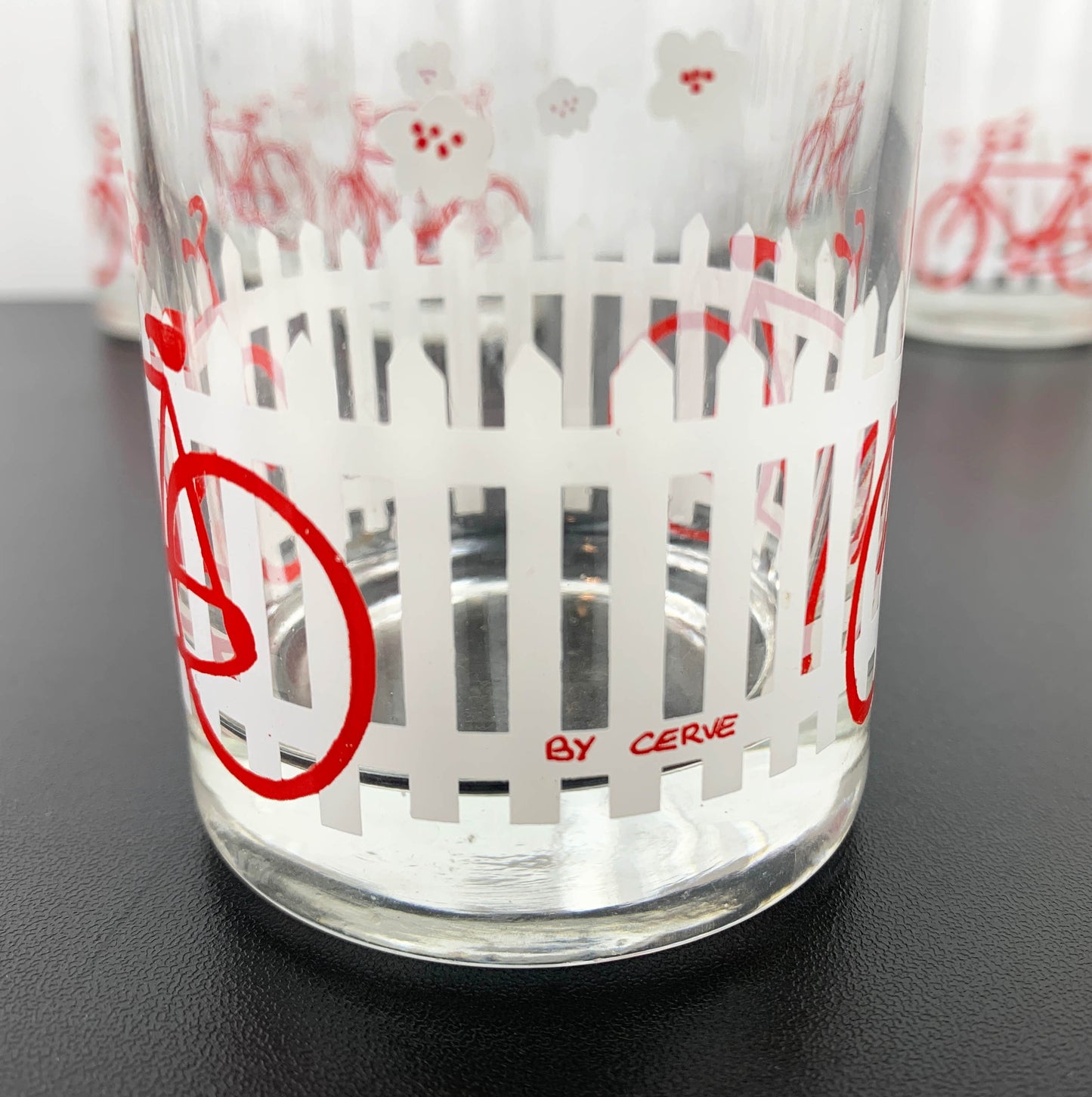 Cerve Italy Picket Fence and Bicycle Tumbler Set