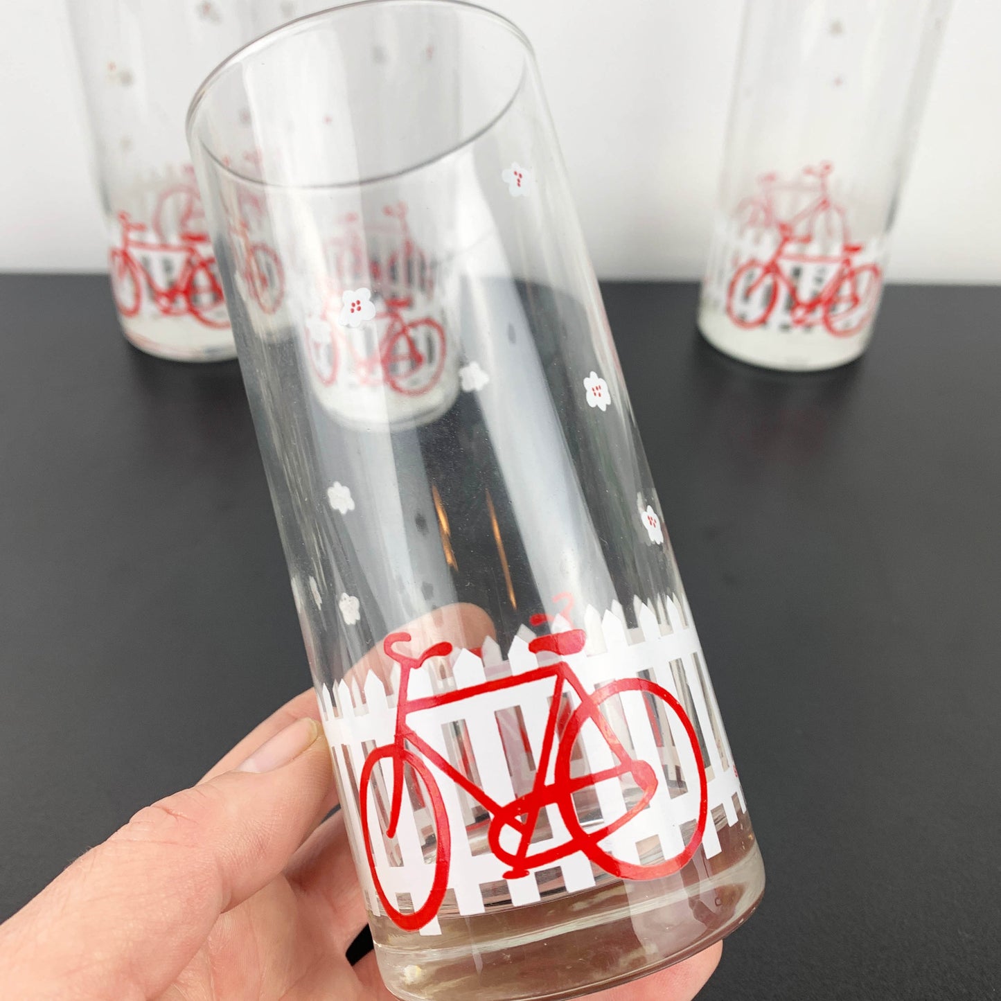 Cerve Italy Picket Fence and Bicycle Tumbler Set