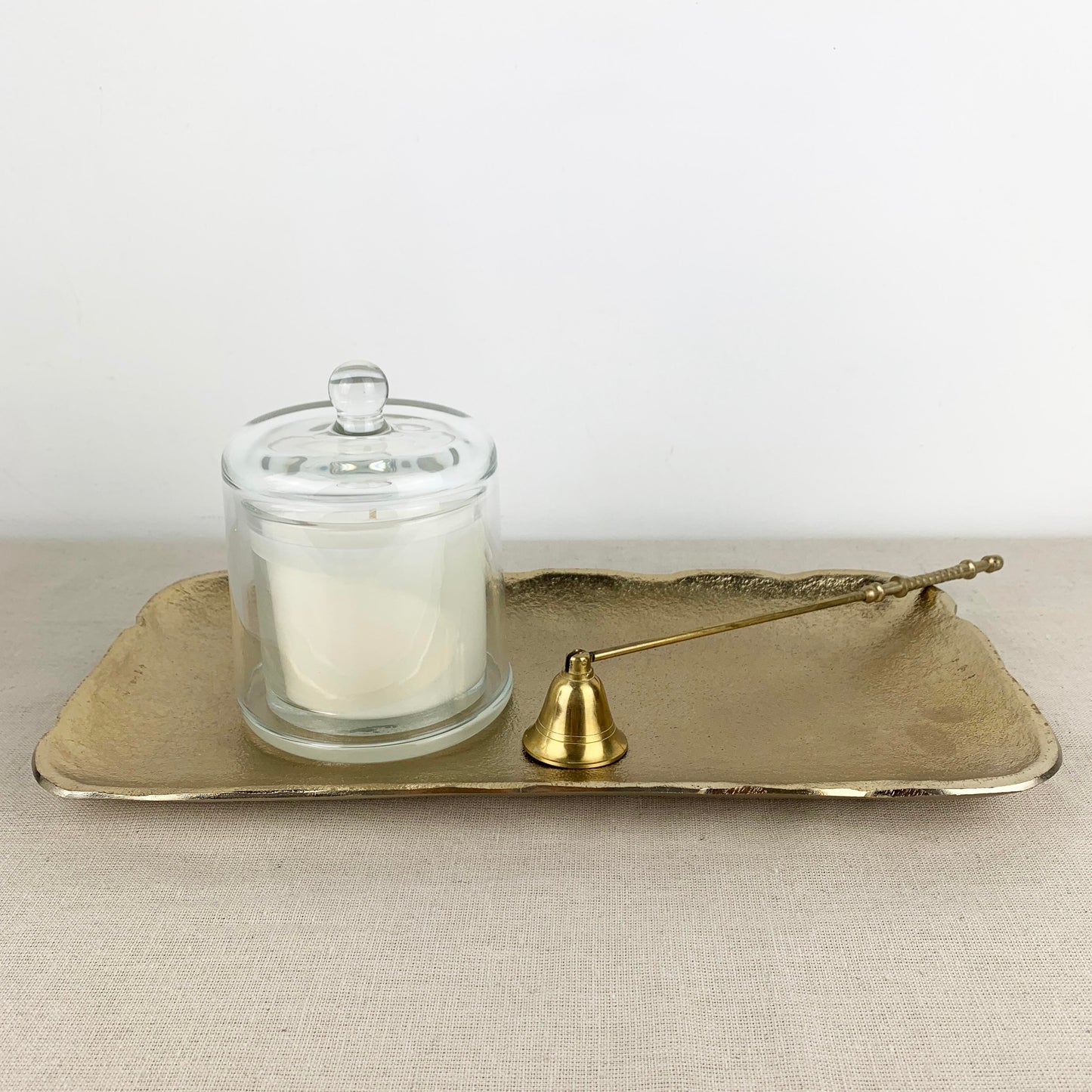 Glass Cloche Scented Candle - French Pear
