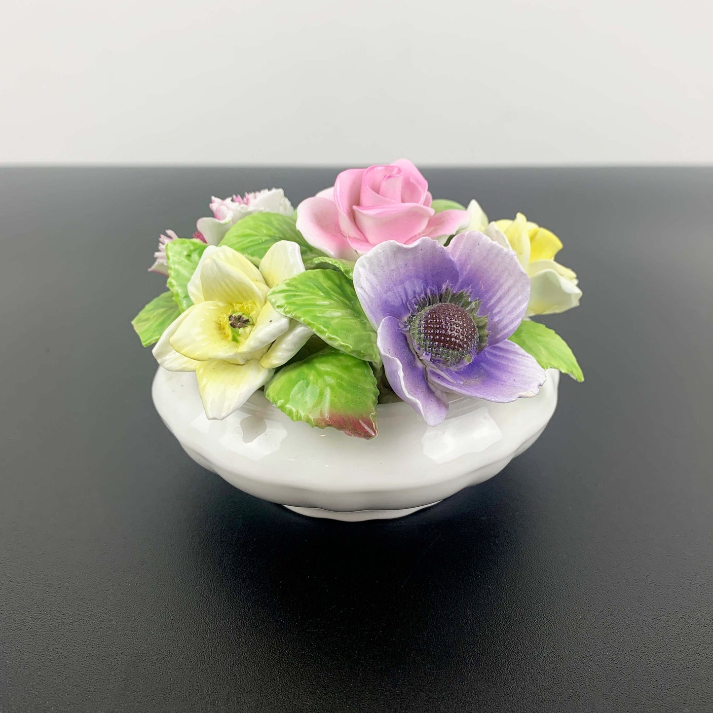 Coalport Potted Flowers Ornament