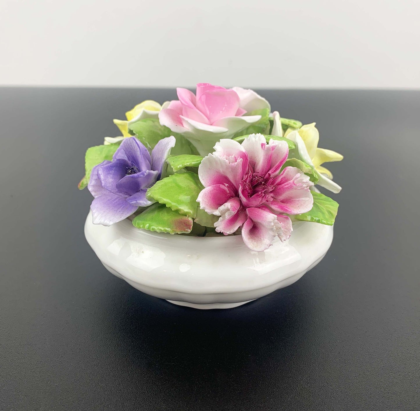 Coalport Potted Flowers Ornament