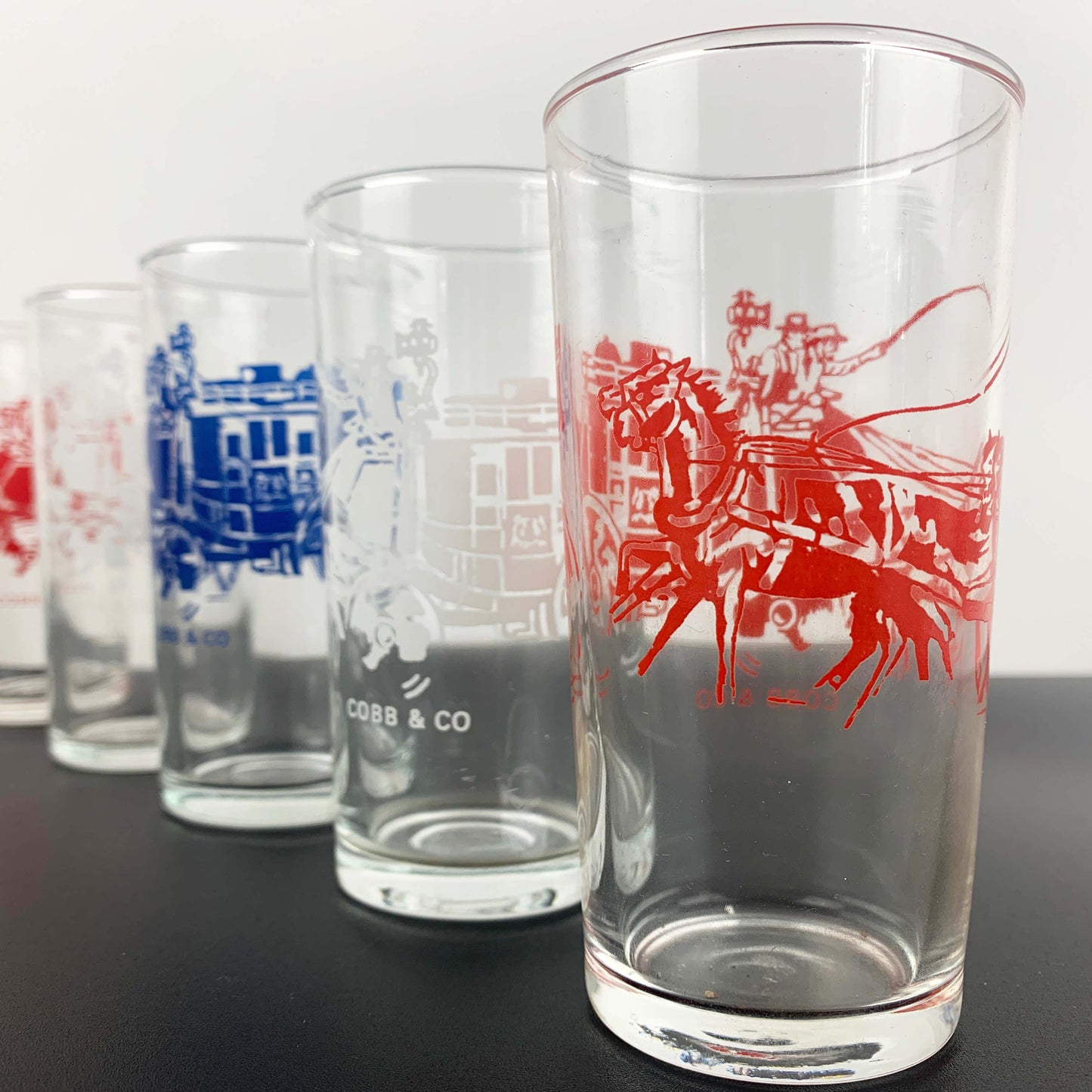 Cobb & Co Stagecoach Promotional Tumbler Set