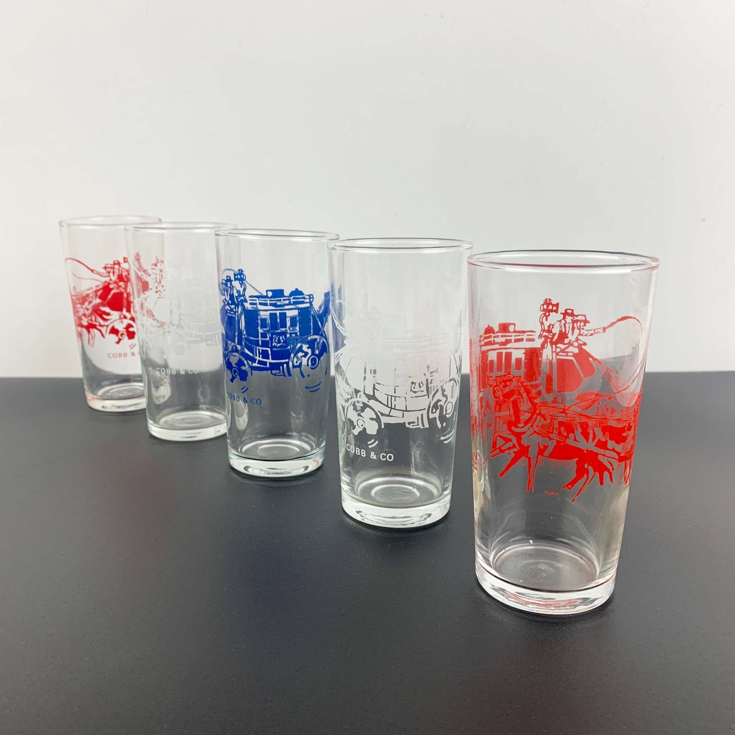 Cobb & Co Stagecoach Promotional Tumbler Set
