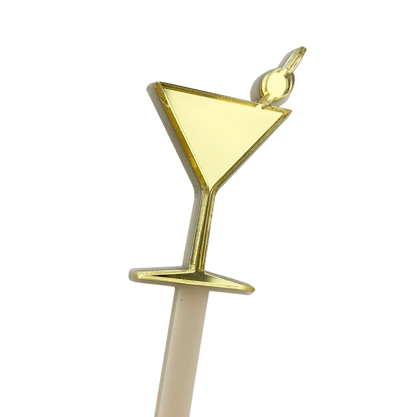 Signature Mirrored Cocktail Stirrers - Gold