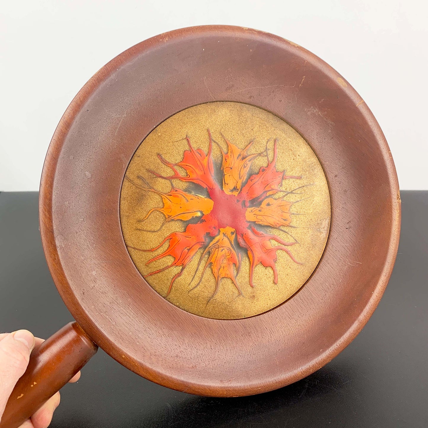 Joy & Kay Sweatman Copper Enamel Serving Paddle