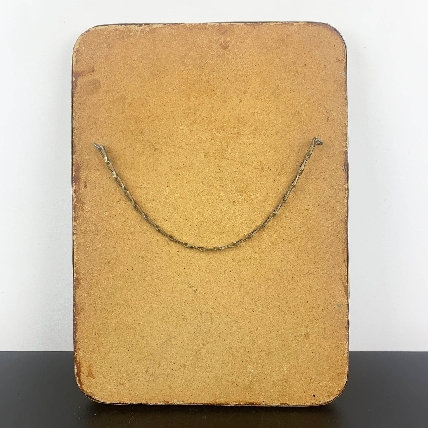 Copper enamelled African tribal woman mid century artwork