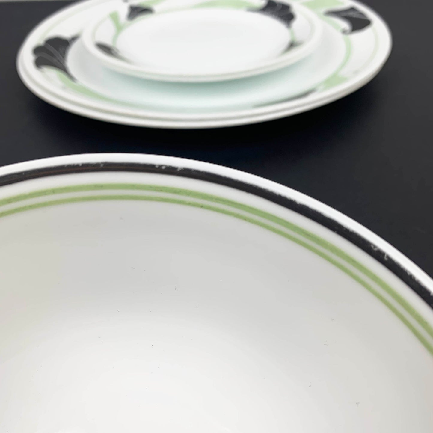 Corelle 'Black Orchid' Dinnerware Set