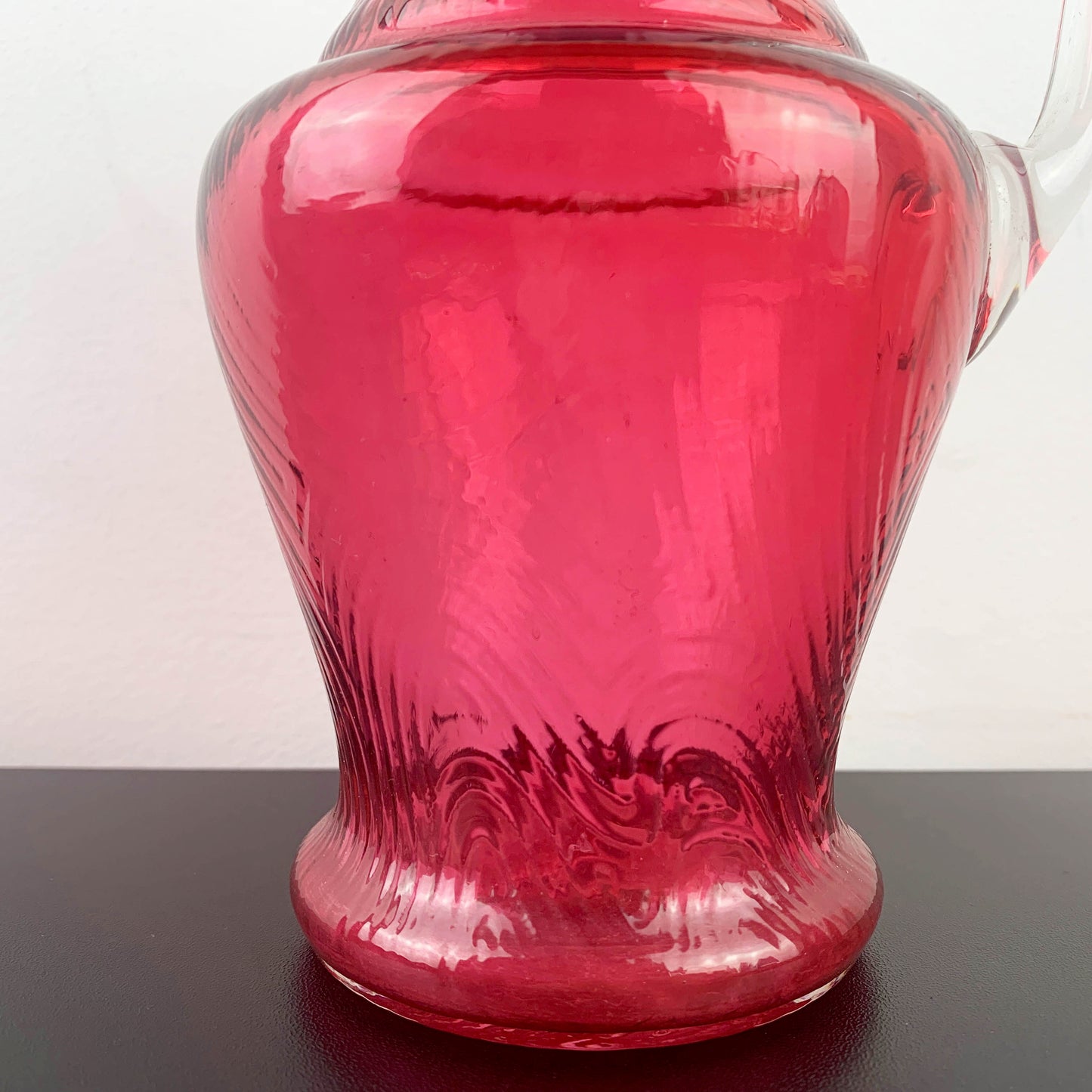 Cranberry Glass Small Pitcher