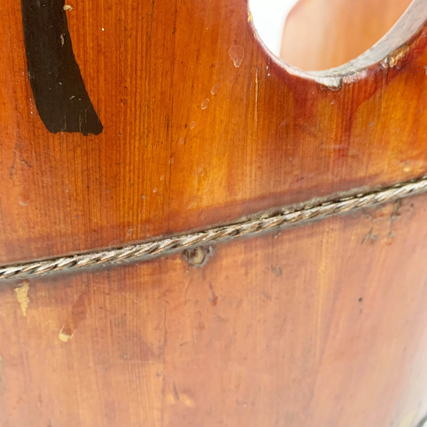 Antique Japanese Crane Timber Bucket