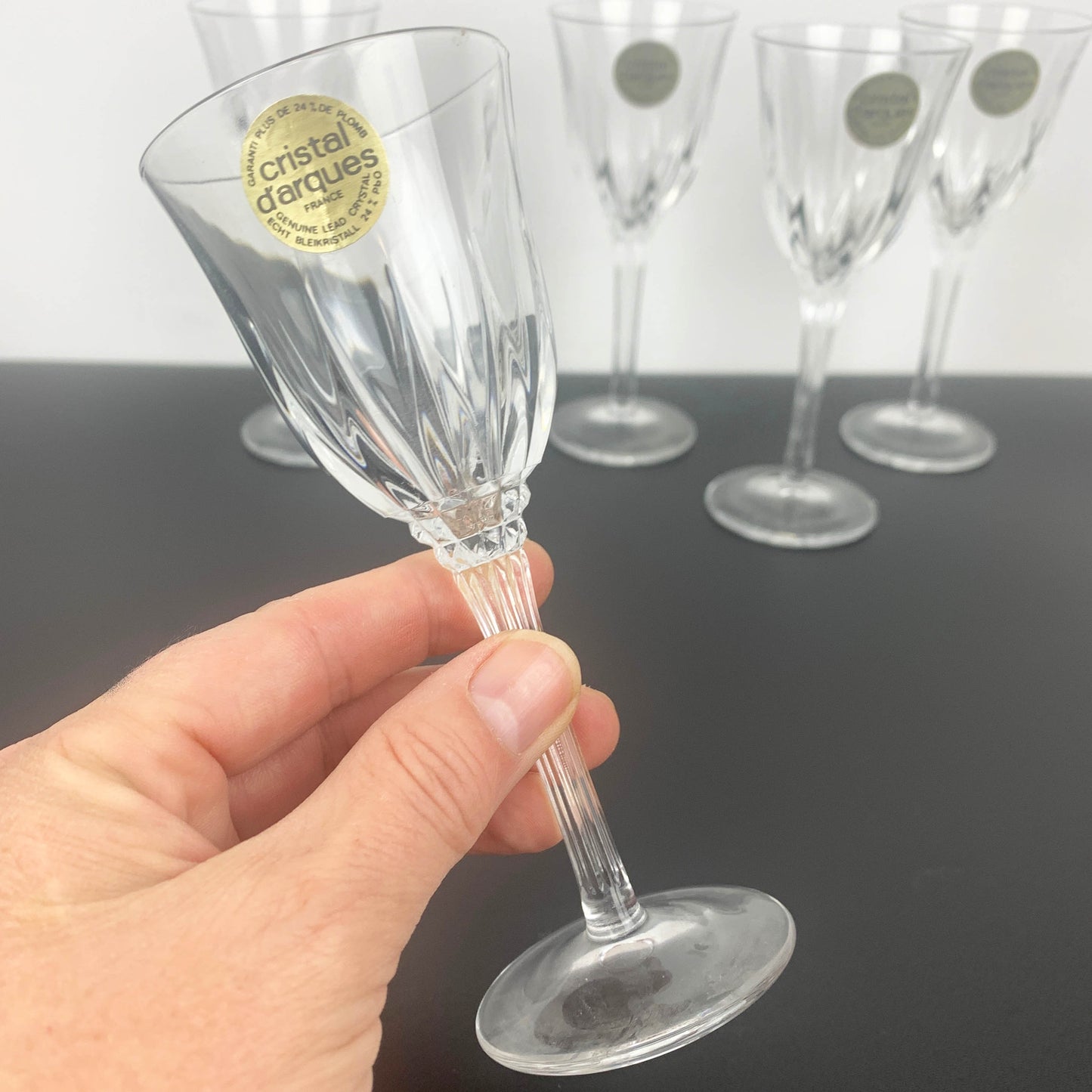 Cristal D'Arques 'Castel' Liqueur Glass Set