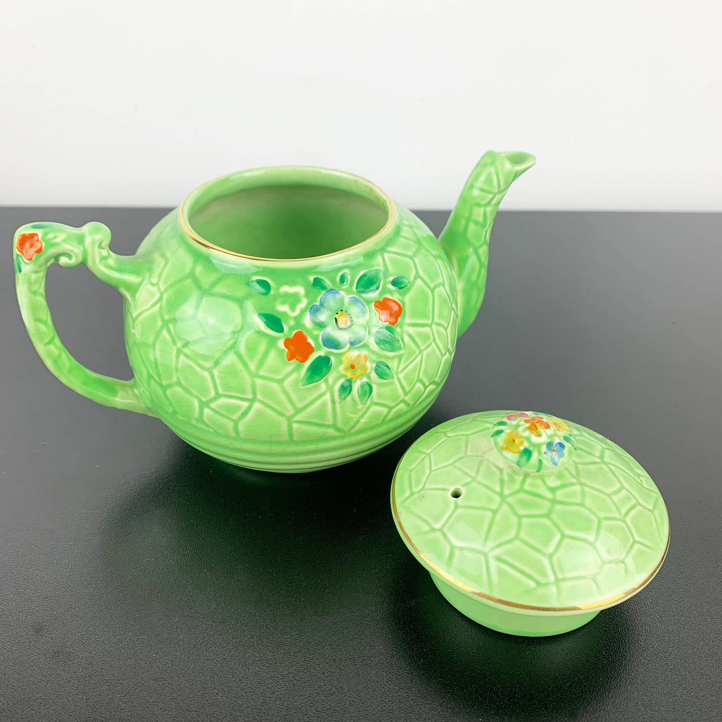 Crown Devon 'Garden Path' Small Teapot