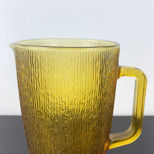 Crown Crystal NZ (Kaaru Glass) 'Furrow' Pitcher