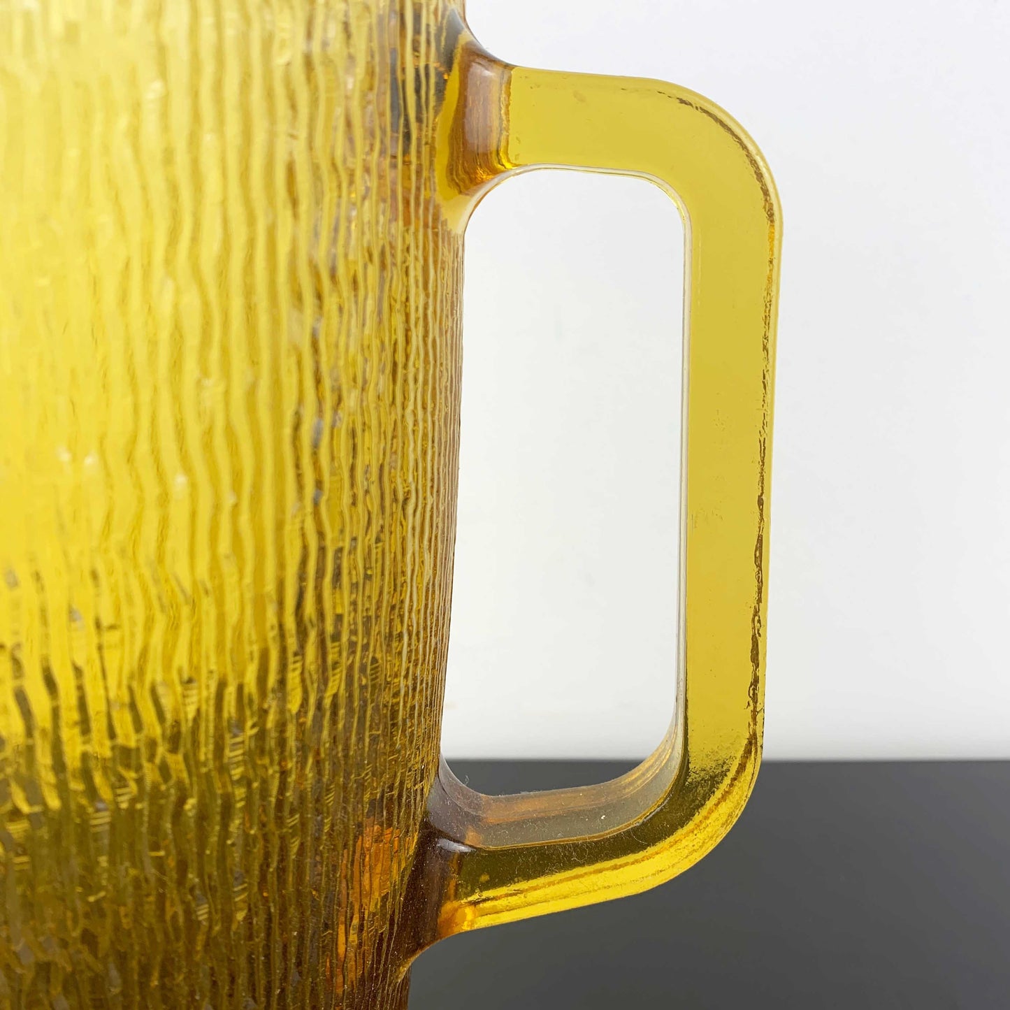 Crown Crystal NZ (Kaaru Glass) 'Furrow' Pitcher