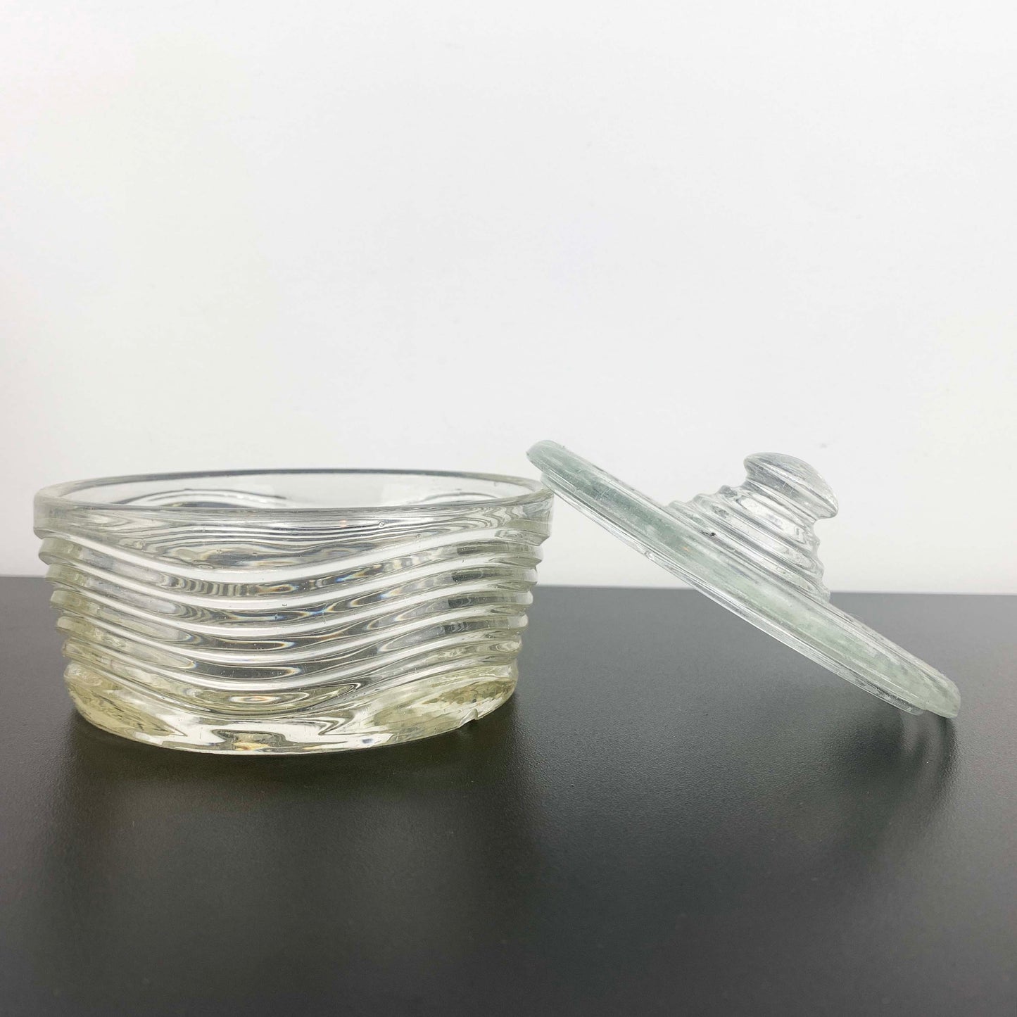 Crown Glass 'Waverley' Lidded Trinket Bowl