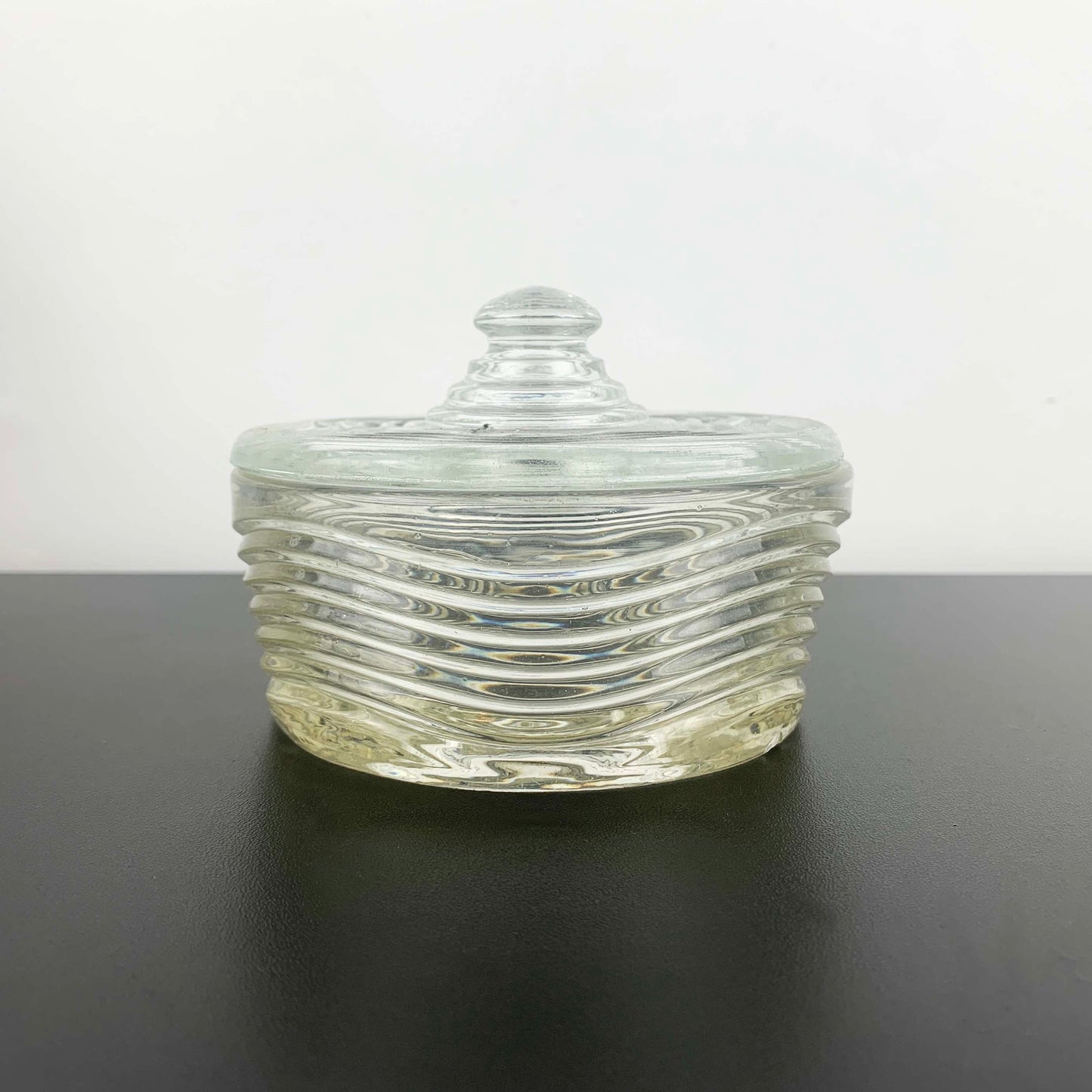 Crown Glass 'Waverley' Lidded Trinket Bowl
