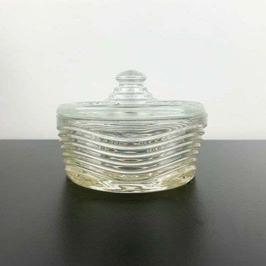 Crown Glass 'Waverley' Lidded Trinket Bowl
