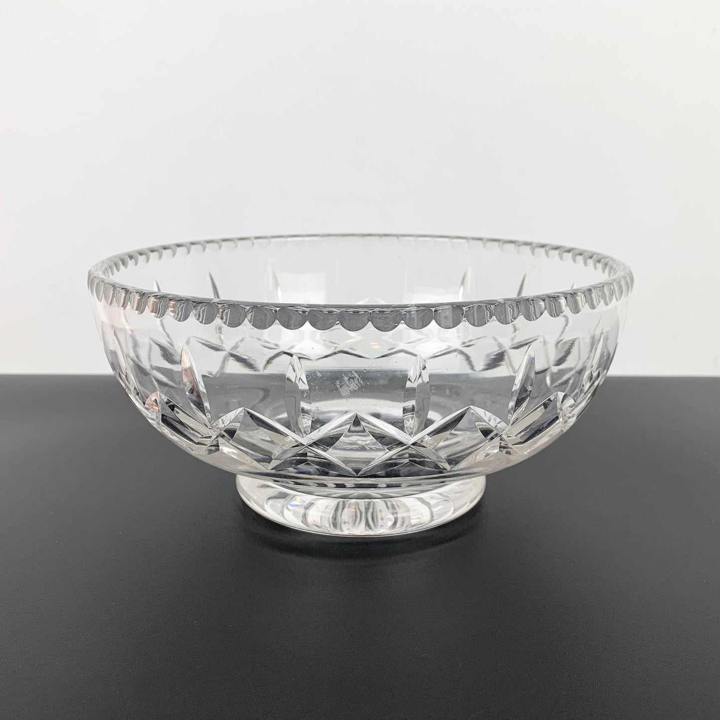 Cut Crystal Footed Bowl