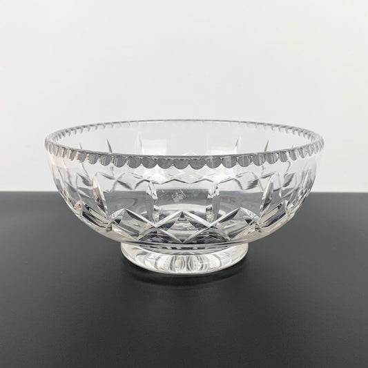 Cut Crystal Footed Bowl
