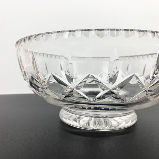 Cut Crystal Footed Bowl