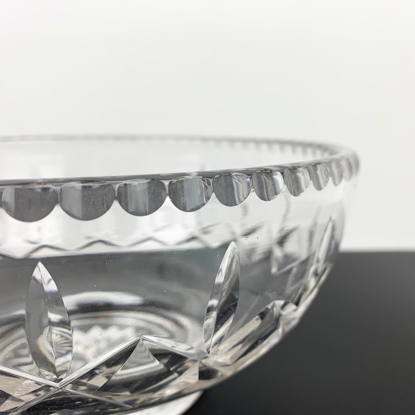 Cut Crystal Footed Bowl