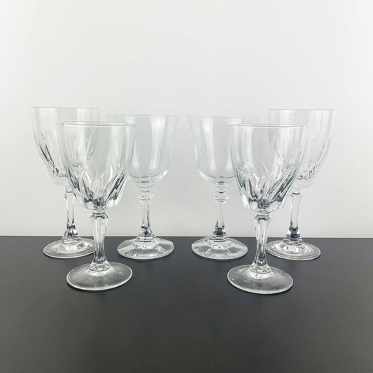 Crystal Wine and Water Goblets