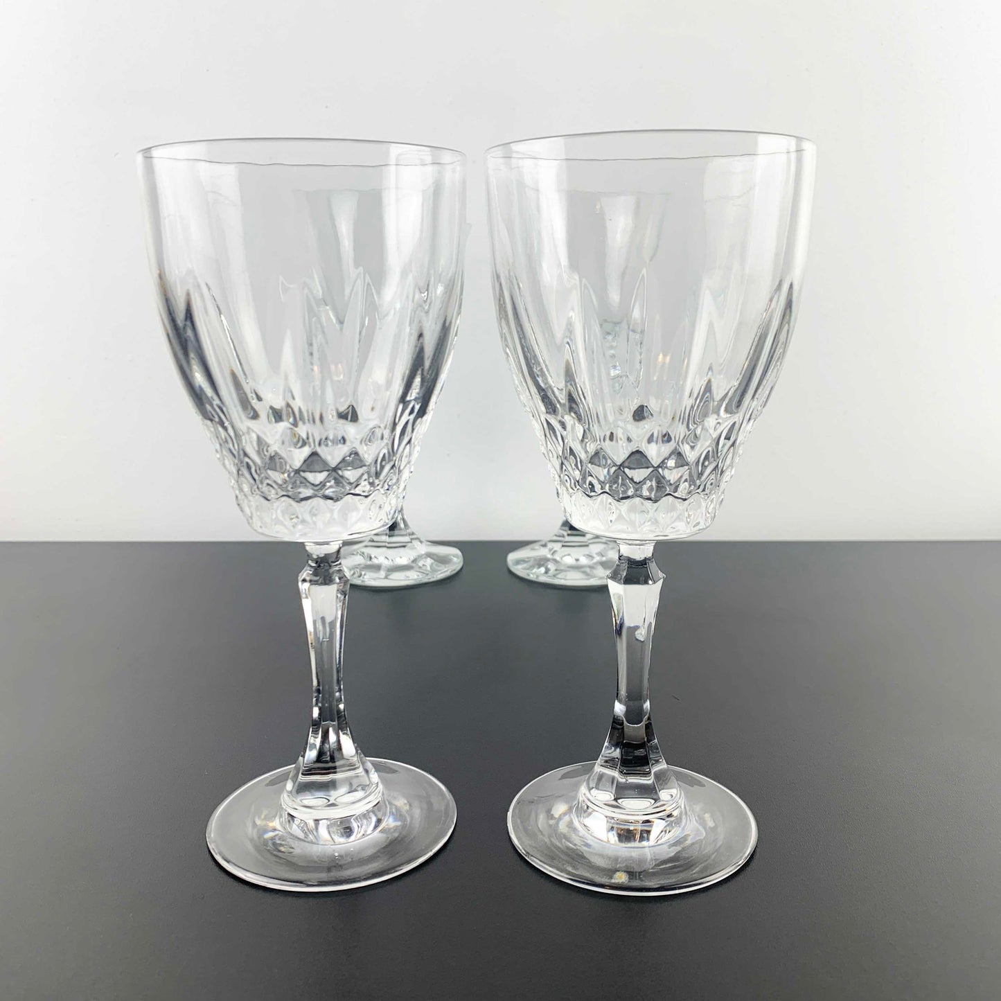 Crystal Wine and Water Goblets